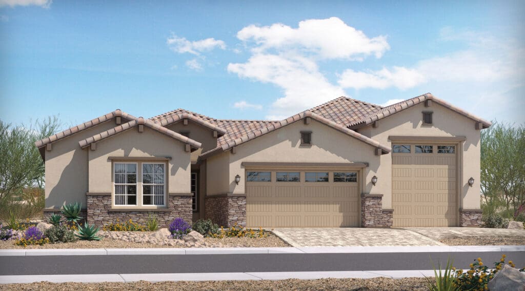 Ocotillo floor plan exterior at Acoma Estates