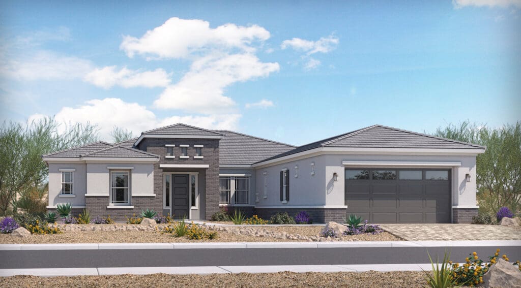 Saguaro floor plan exterior at Acoma Estates