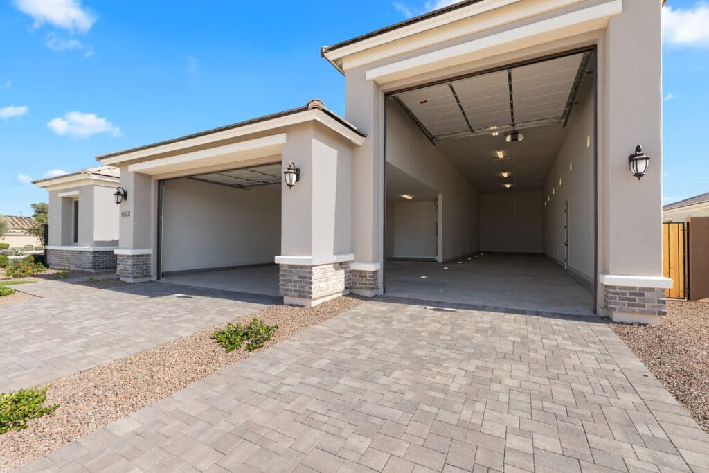 Acoma Estates RV Super Garage, door open
